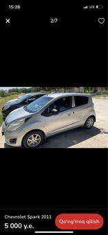 Chevrolet Spark, 2011, Ташкентская область