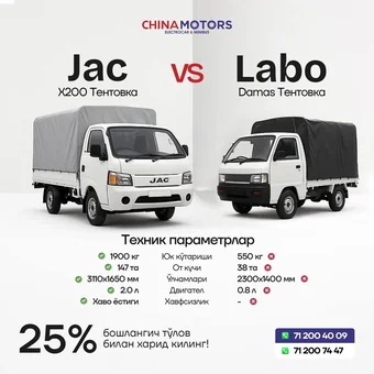 JAC X200, 2025, Qashqadaryo
