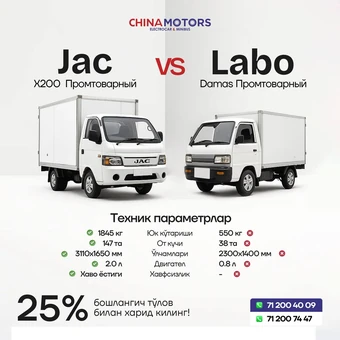 JAC X200, 2025, Navoiy
