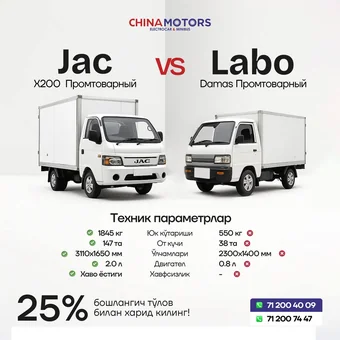 JAC X200, 2025, Navoiy