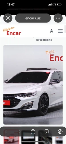 Chevrolet Malibu, 2022, Toshkent shahri
