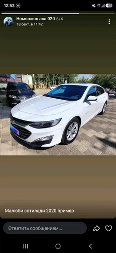 Chevrolet Malibu, 2020, Namangan
