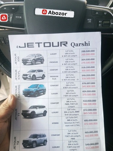 Jetour X70, 2025, Кашкадарьинская область